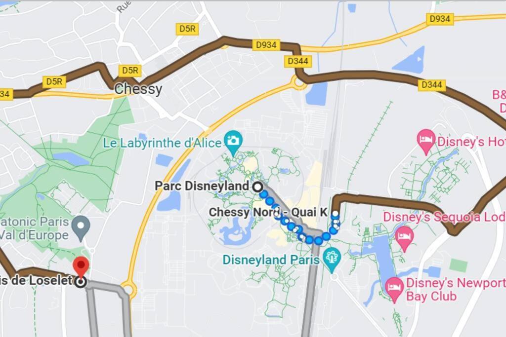 C210 Appartement Disneyland Paris Studio Монтеврен Экстерьер фото